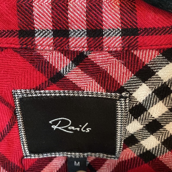 Rails flannel plaid button down - Picture 2 of 4